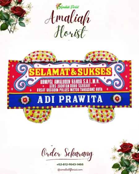 Papan Bunga Ucapan Selamat Tendean